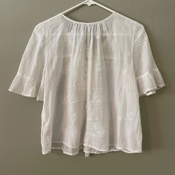 American Eagle Outfitters Short Sleeve Flowy Top Size XS - Picture 9 of 10